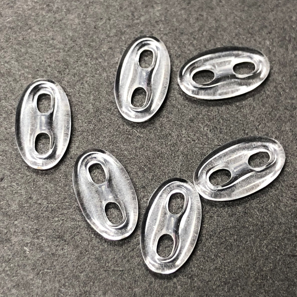 11X6MM Crystal 2-Hole Link Acrylic Bead (144 pieces)