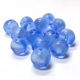 6MM Sapphire Blue Givre Glass Bead (144 pieces)