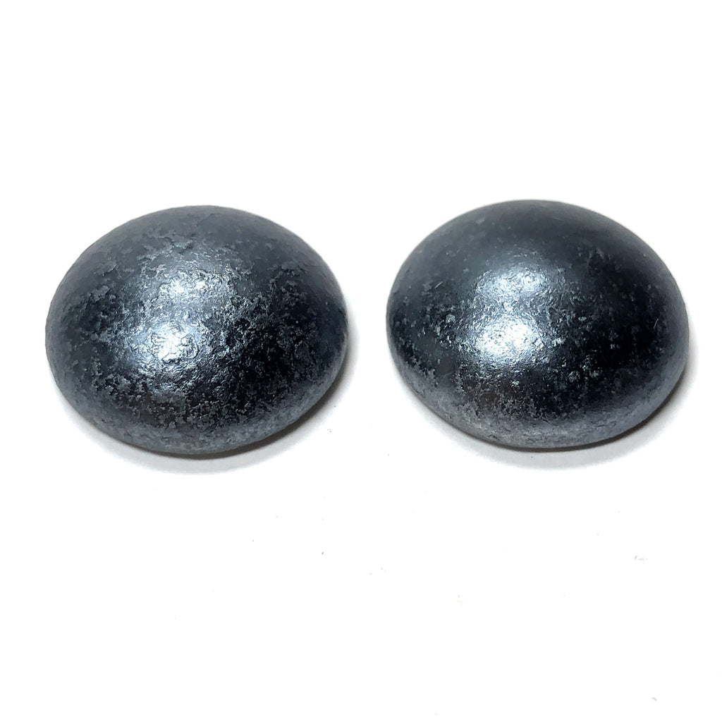 14MM Gunmetal "Crepe" Acrylic Cab (36 pieces)