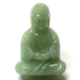 25X18MM Light Jade Green "Agate" Buddha Acrylic Bead (36 pieces)