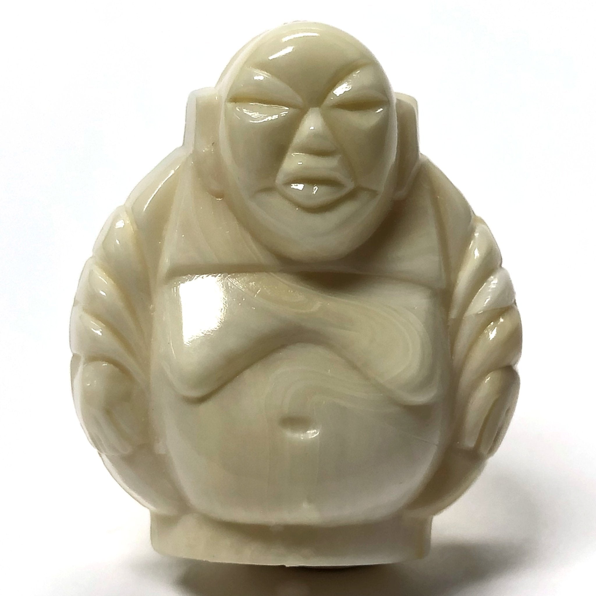 29MM "Ivorine" Buddha Acrylic Bead (12 pieces)