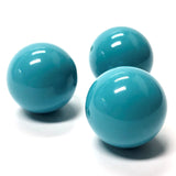 16MM Blue Turquoise Round Acrylic Bead (36 pieces)