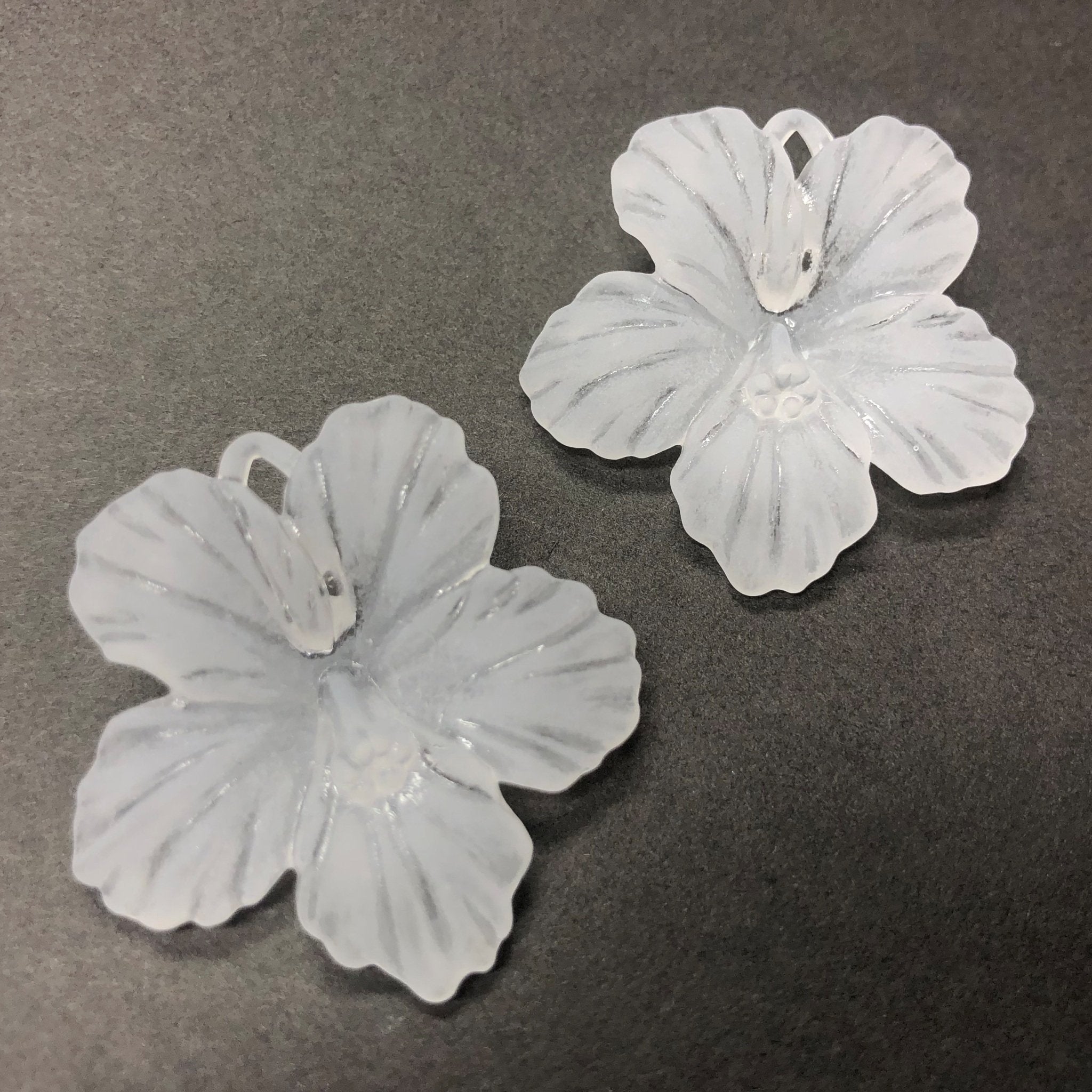 25MM Crystal Mat Acrylic Flower Drop (24 pieces)