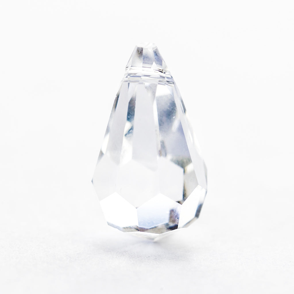 20X11MM Crystal Glass Faceted Drop (10 pieces)
