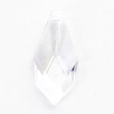 38X22MM Crystal Glass Faceted Drop (4 pieces)