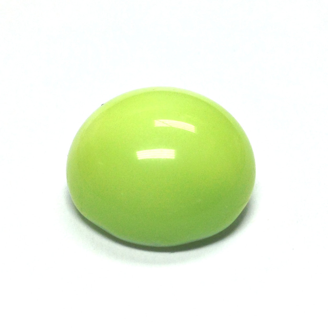 18MM Green Glass Cab (12 pieces)