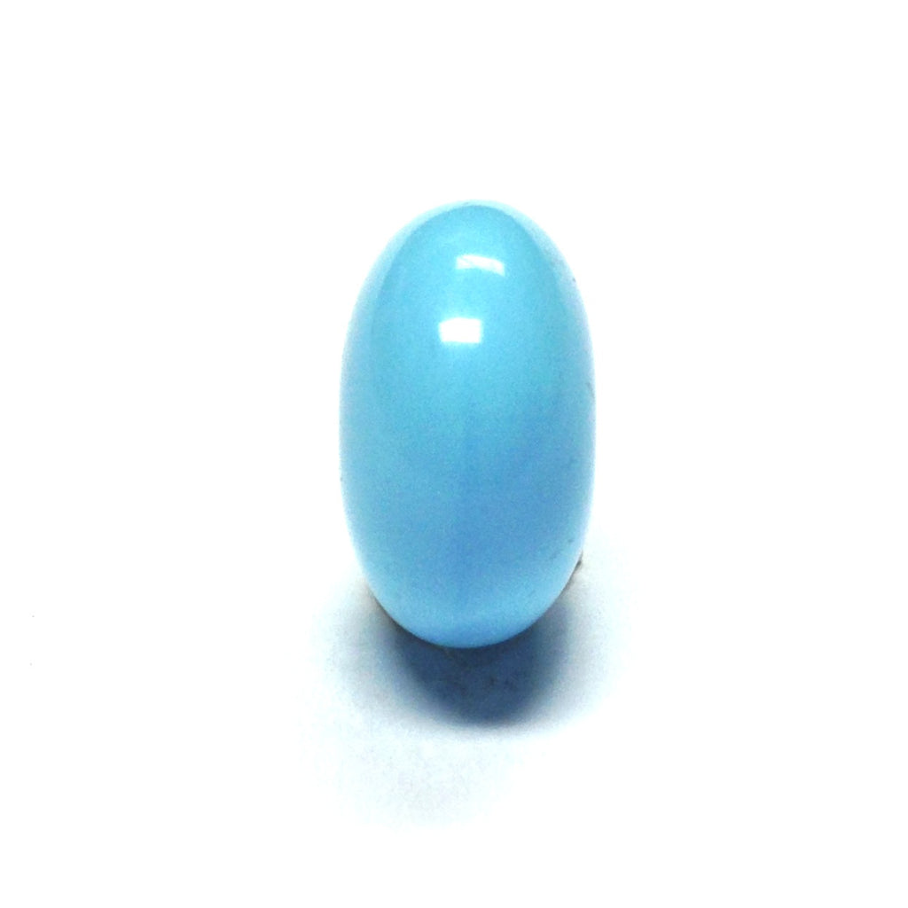 12MM Blue Turq. Glass Rondel Bead (72 pieces)