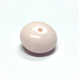 15MM Pink Glass Rondel Bead (36 pieces)