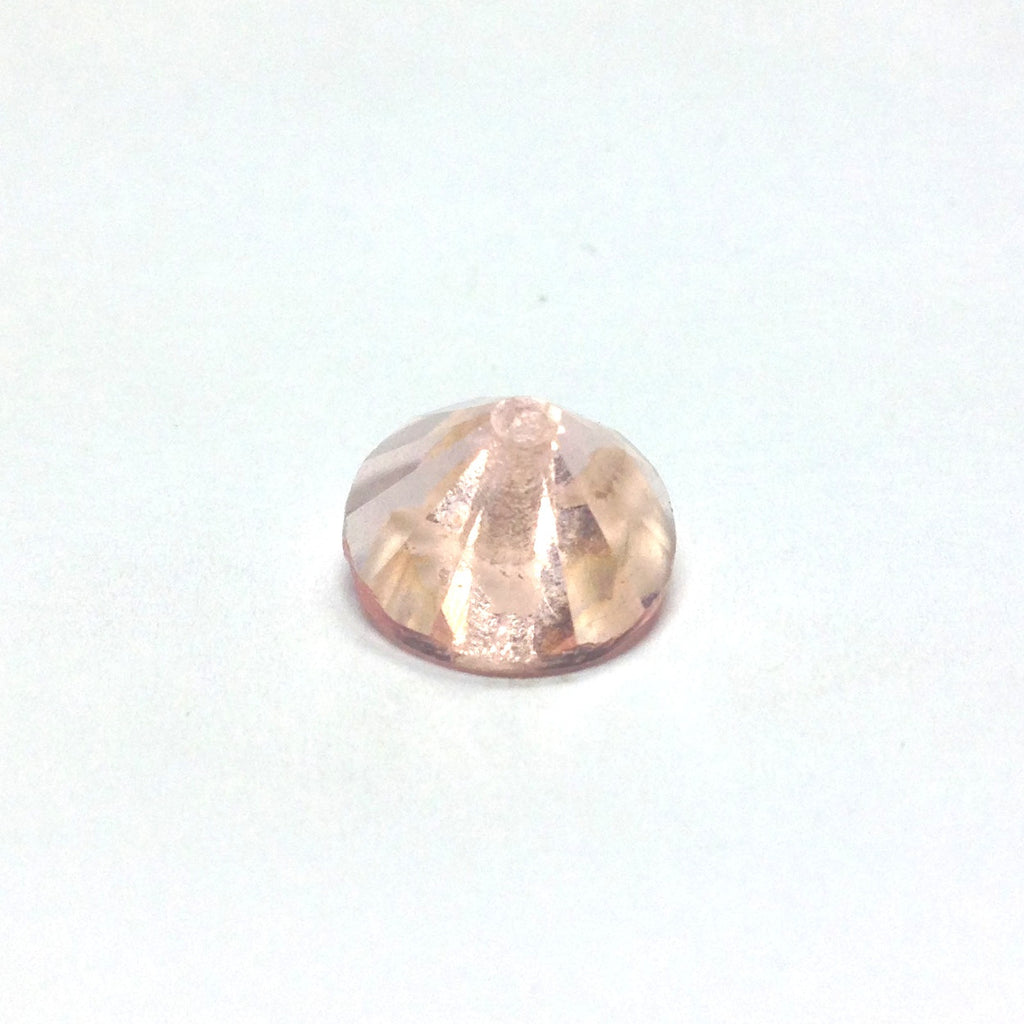 10MM Peach Faceted Pyramid Bead (72 pieces)