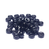 4MM Black Glass Rondel Bead (288 pieces)