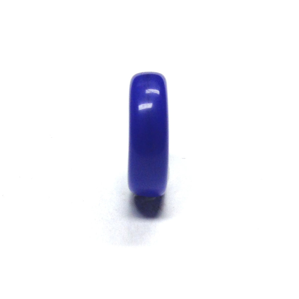 10MM Navy Glass Rondel Bead (144 pieces)