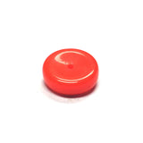 13MM Opaque Orange Glass Rondel Bead (72 pieces)