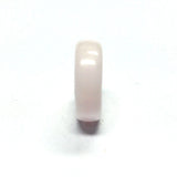 8MM Opaque Pink Glass Rondel Bead (144 pieces)