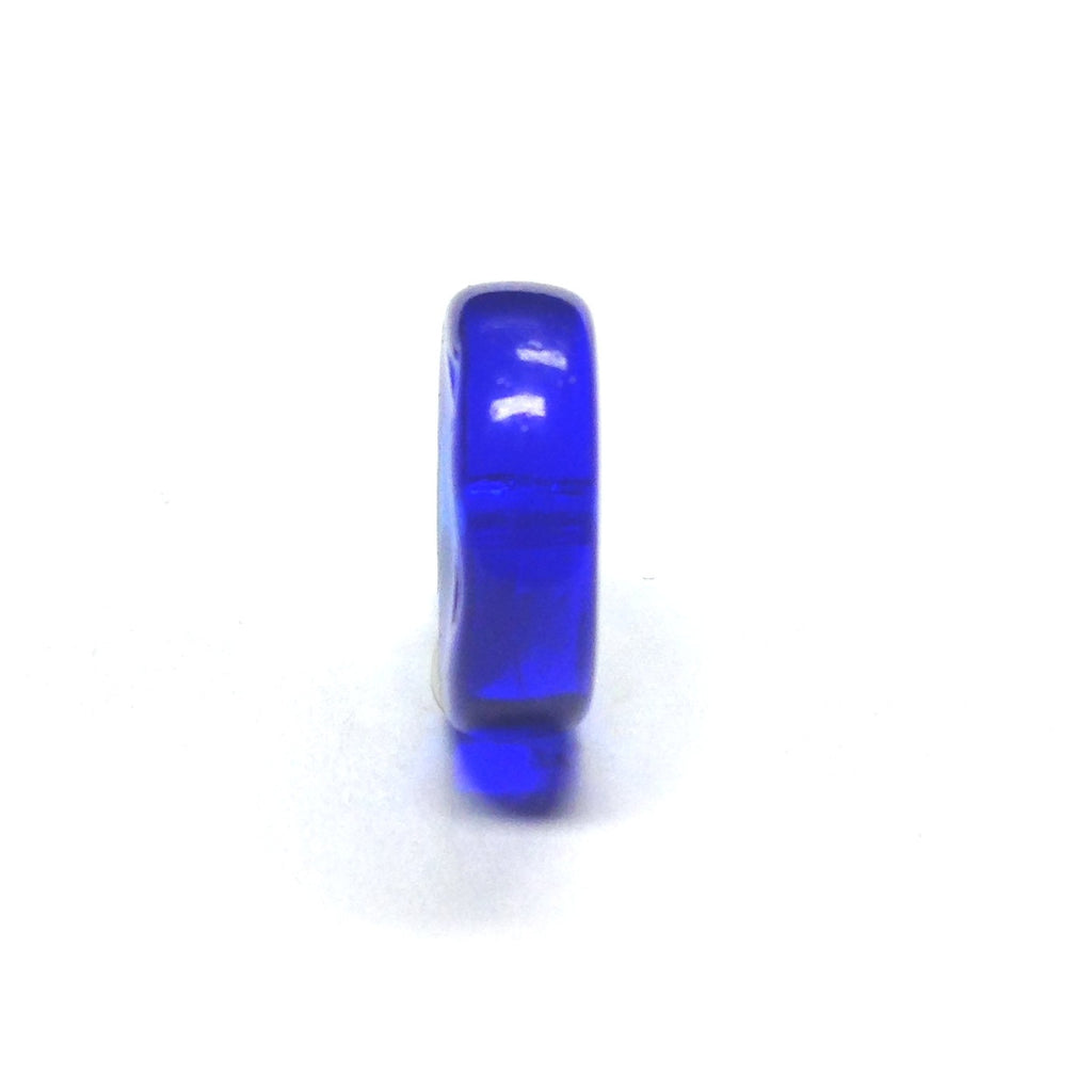 8MM Sapphire Blue Glass Rondel Bead (144 pieces)