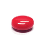 14MM Red Glass Disc Bead (72 pieces)