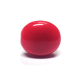 14MM Red Glass Disc Bead (72 pieces)