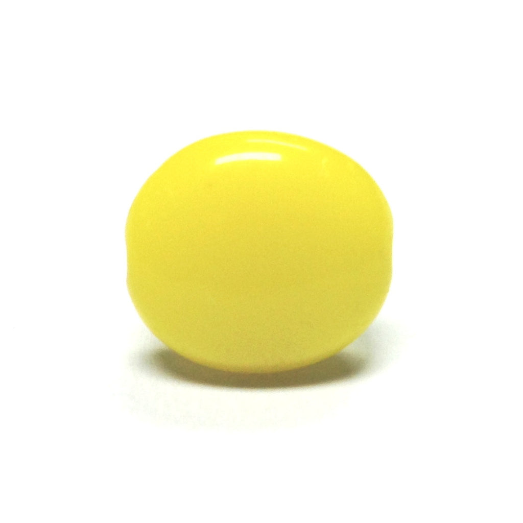 14MM Yellow Glass Disc Bead (72 pieces)