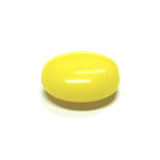 14MM Yellow Glass Disc Bead (72 pieces)