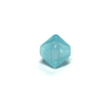 8MM Blue Glass Pyramid Bead (72 pieces)