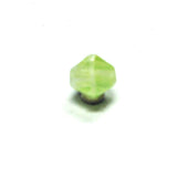 8MM Green Glass Pyramid Bead (72 pieces)