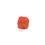 8MM Orange Glass Pyramid Bead (72 pieces)
