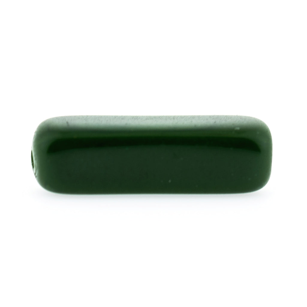 4X13MM Green Glass Stick Bead (144 pieces)