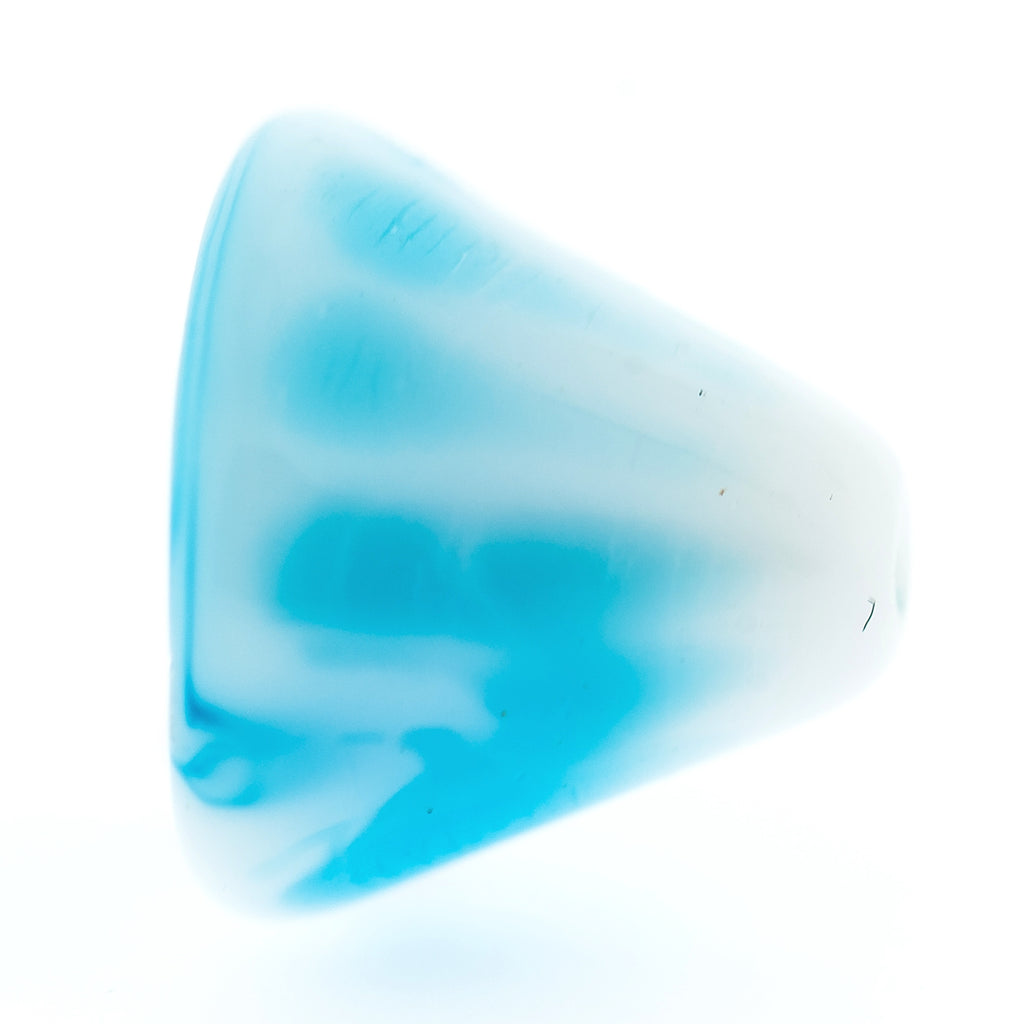 11MM Aqua Glass Cap (36 pieces)
