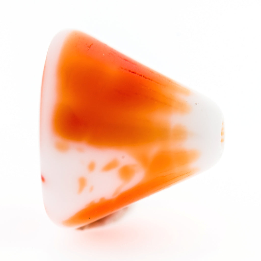 11MM Orange Glass Cap (36 pieces)