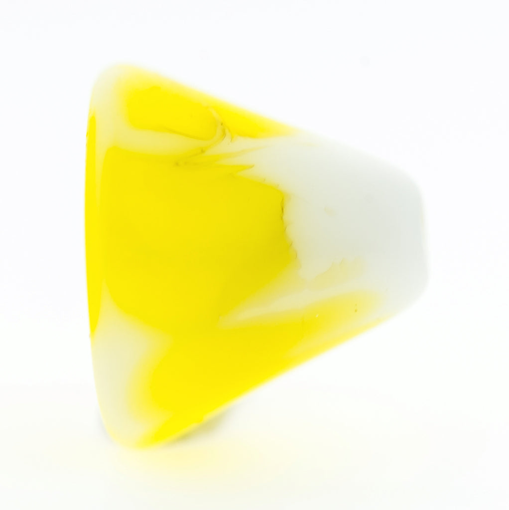 11MM Yellow Glass Cap (36 pieces)