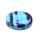 16X13MM Blue/Black Glass Bead (24 pieces)