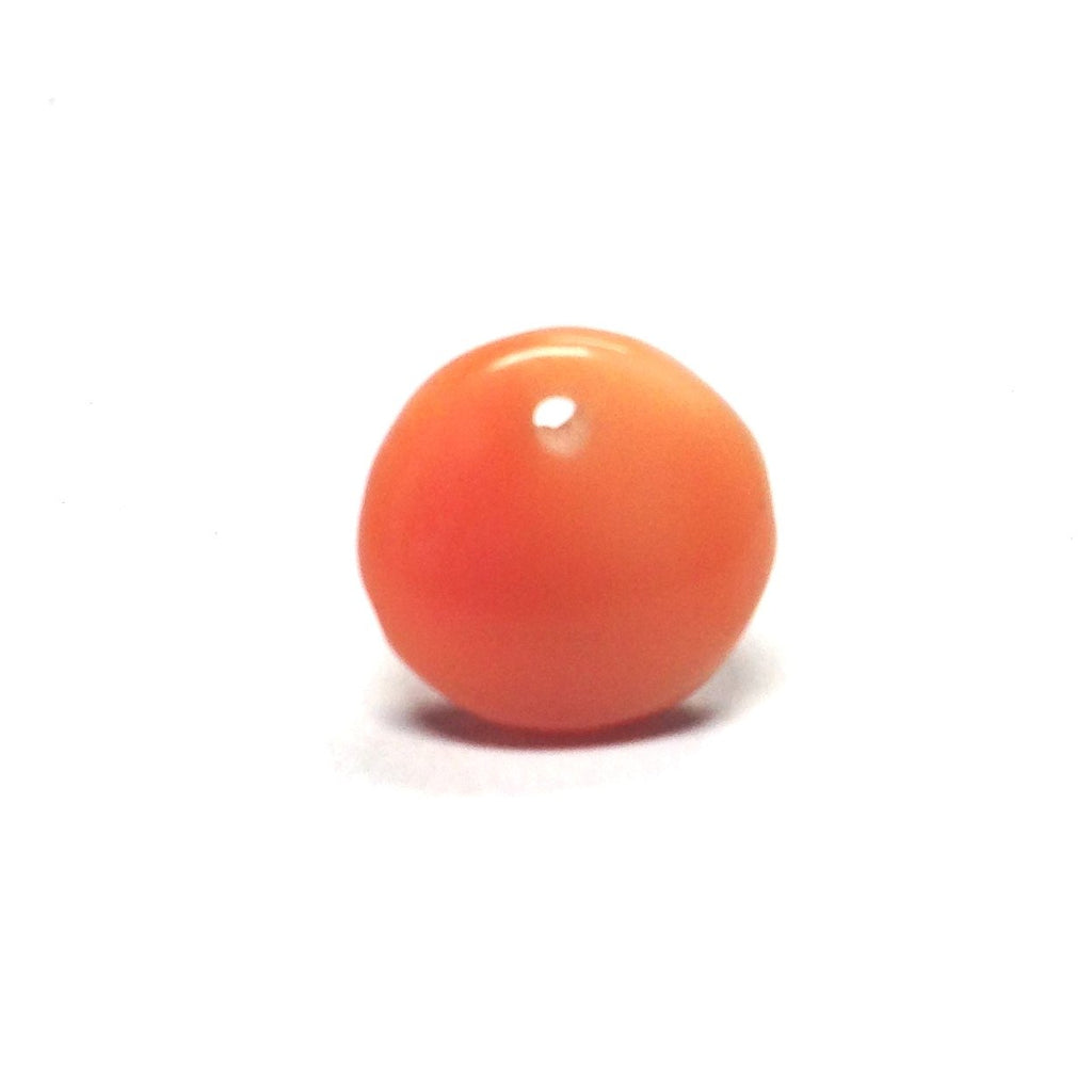 10MM Orange Glass Disc Drop (72 pieces)