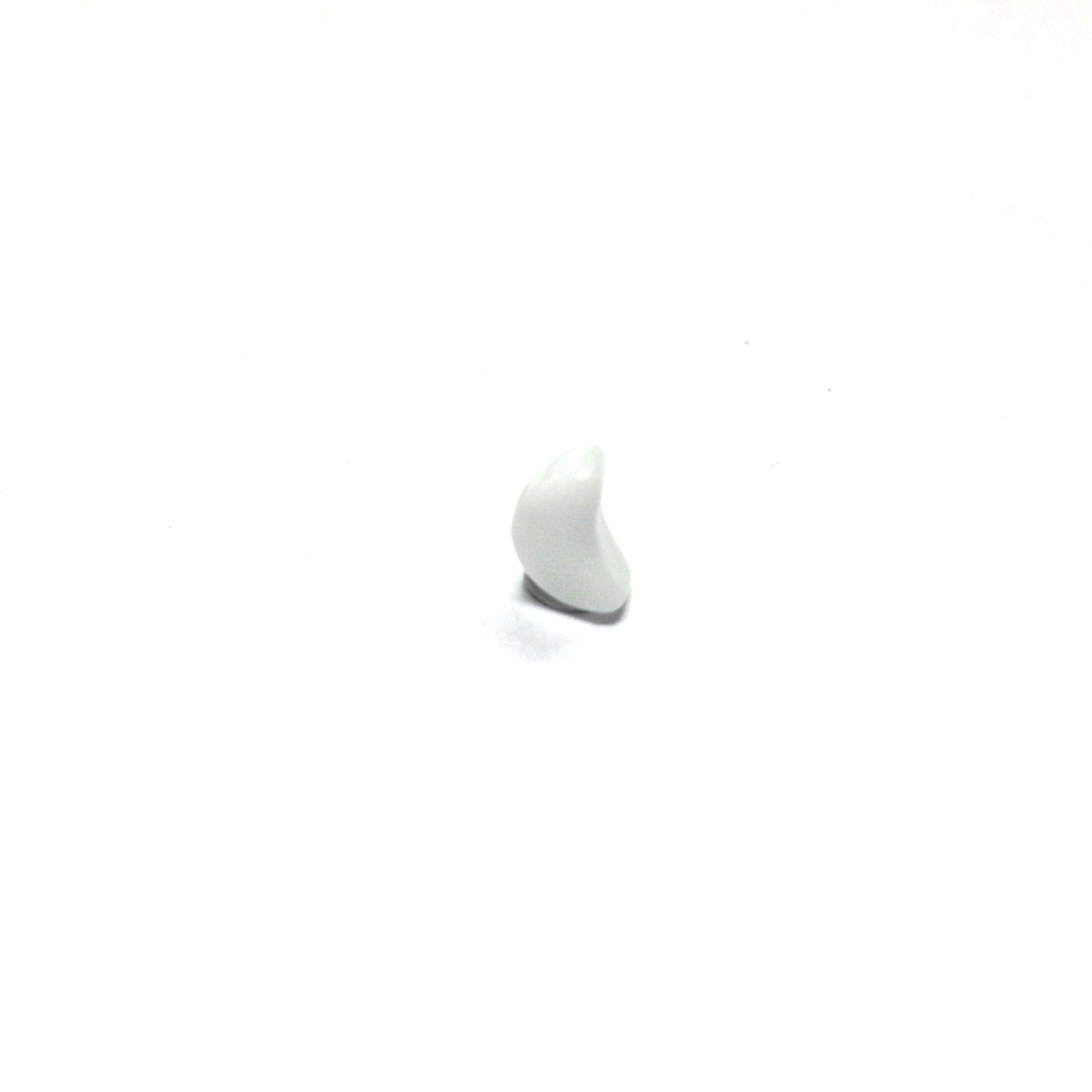Small White Curve Bead (144 pieces)