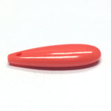 24X8MM Coral Flat Teardrop (100 pieces)