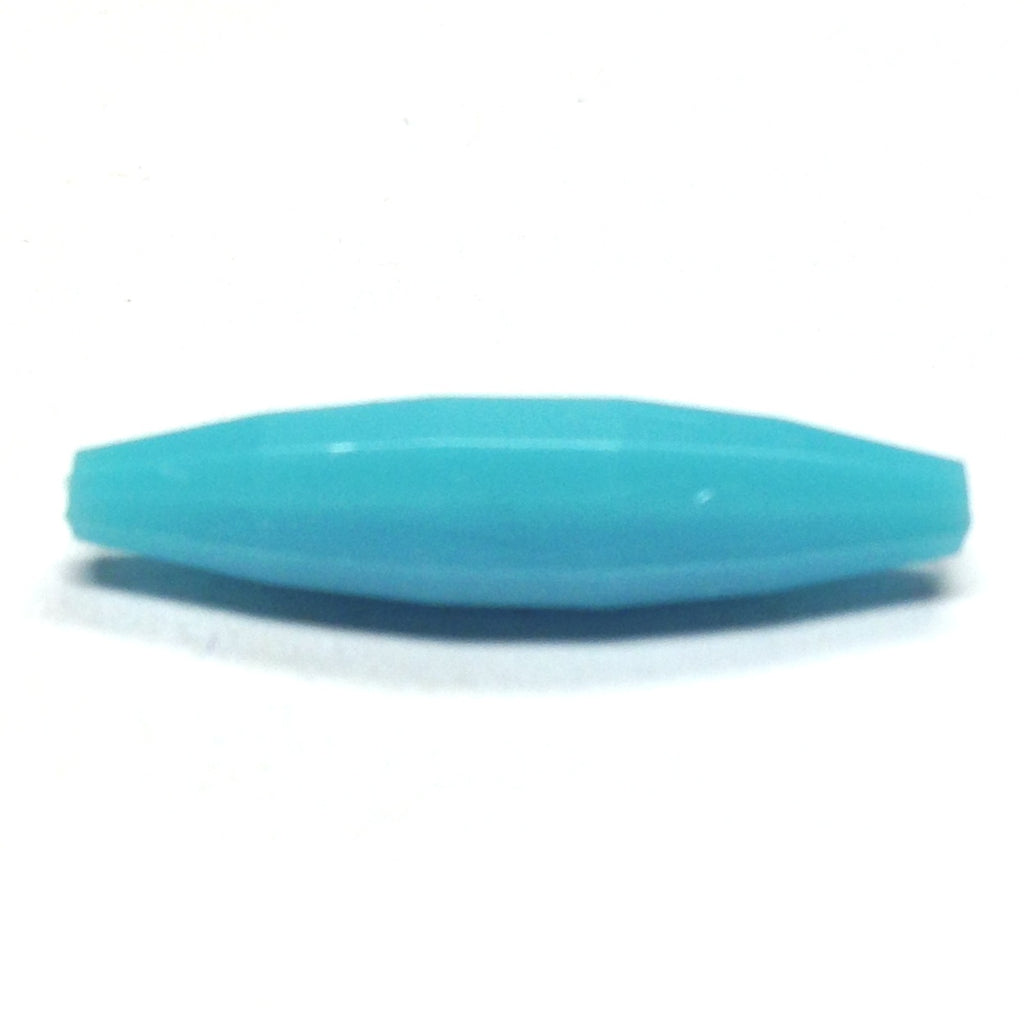 Turquoise Faceted 23X6MM Oval Bead (100 pieces)