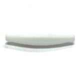 White Faceted 23X6MM Oval Bead (100 pieces)
