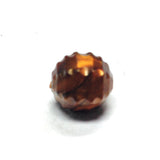 10MM Brown Fancy Faceted Bead (200 pieces)