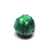 10MM Green Fancy Faceted Bead (200 pieces)