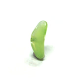 12X6MM Green Glass C Bead (72 pieces)