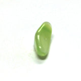 12X6MM Green Glass C Bead (72 pieces)