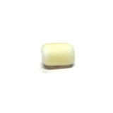 8X6MM Mat Beige Glass Rectangle Bead (144 pieces)