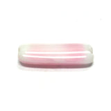 18X7MM Pink Glass Rectangle Bead (72 pieces)