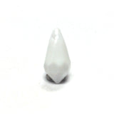 13X7MM White Faceted Drop (300 pieces)