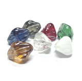 12MM Topaz Lustered Glass Nugget Bead (72 pieces)