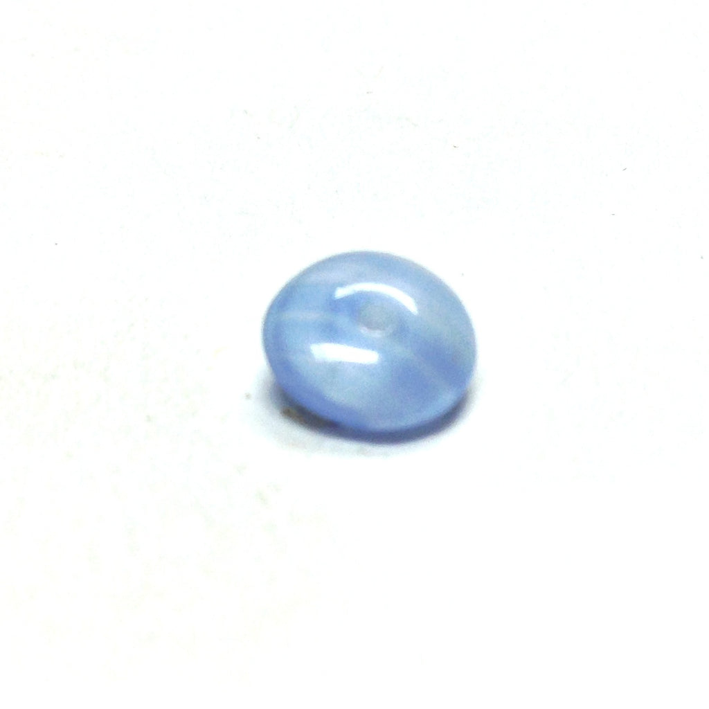 6MM Blue Glass Rondel Bead (300 pieces)