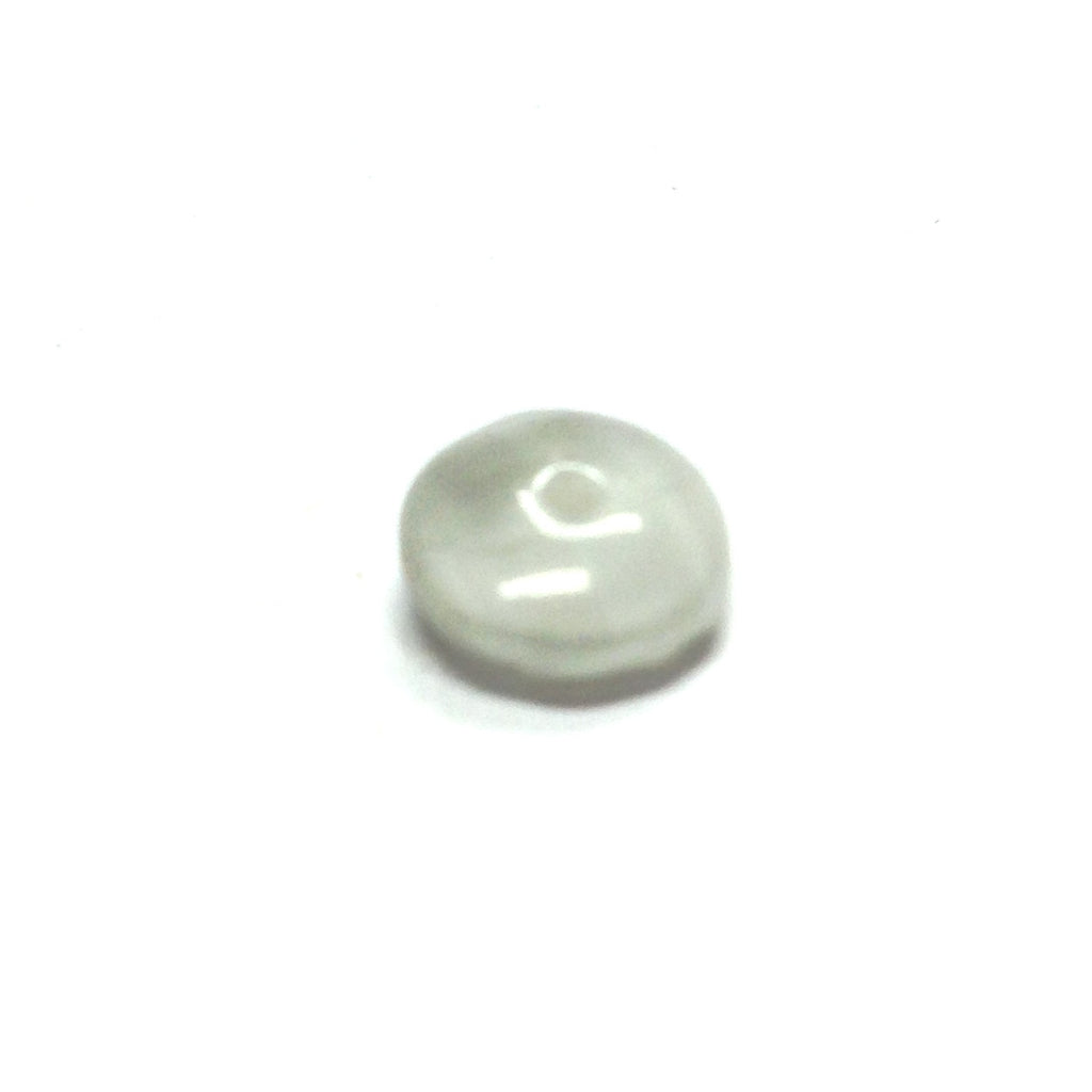 8MM Grey Glass Rondel Bead (200 pieces)