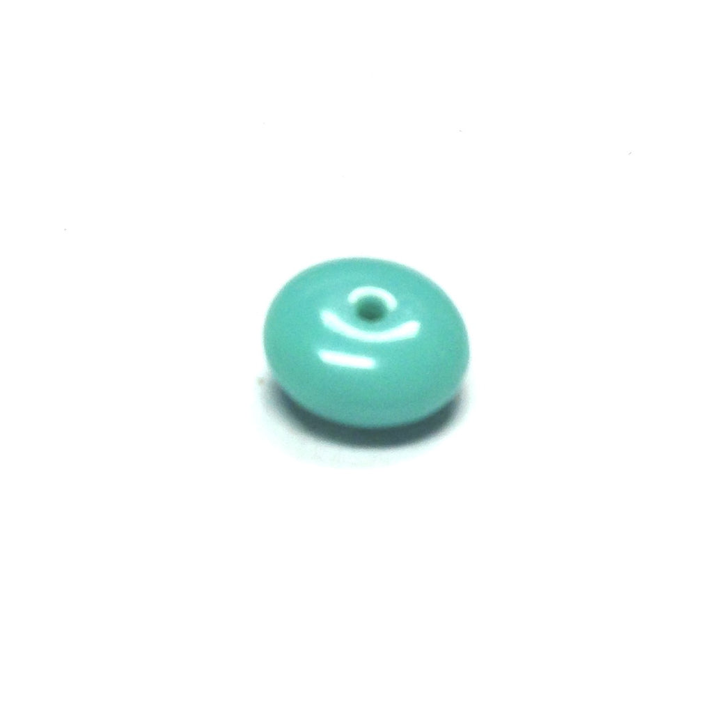 8MM Green Turq Glass Rondel Bead (200 pieces)
