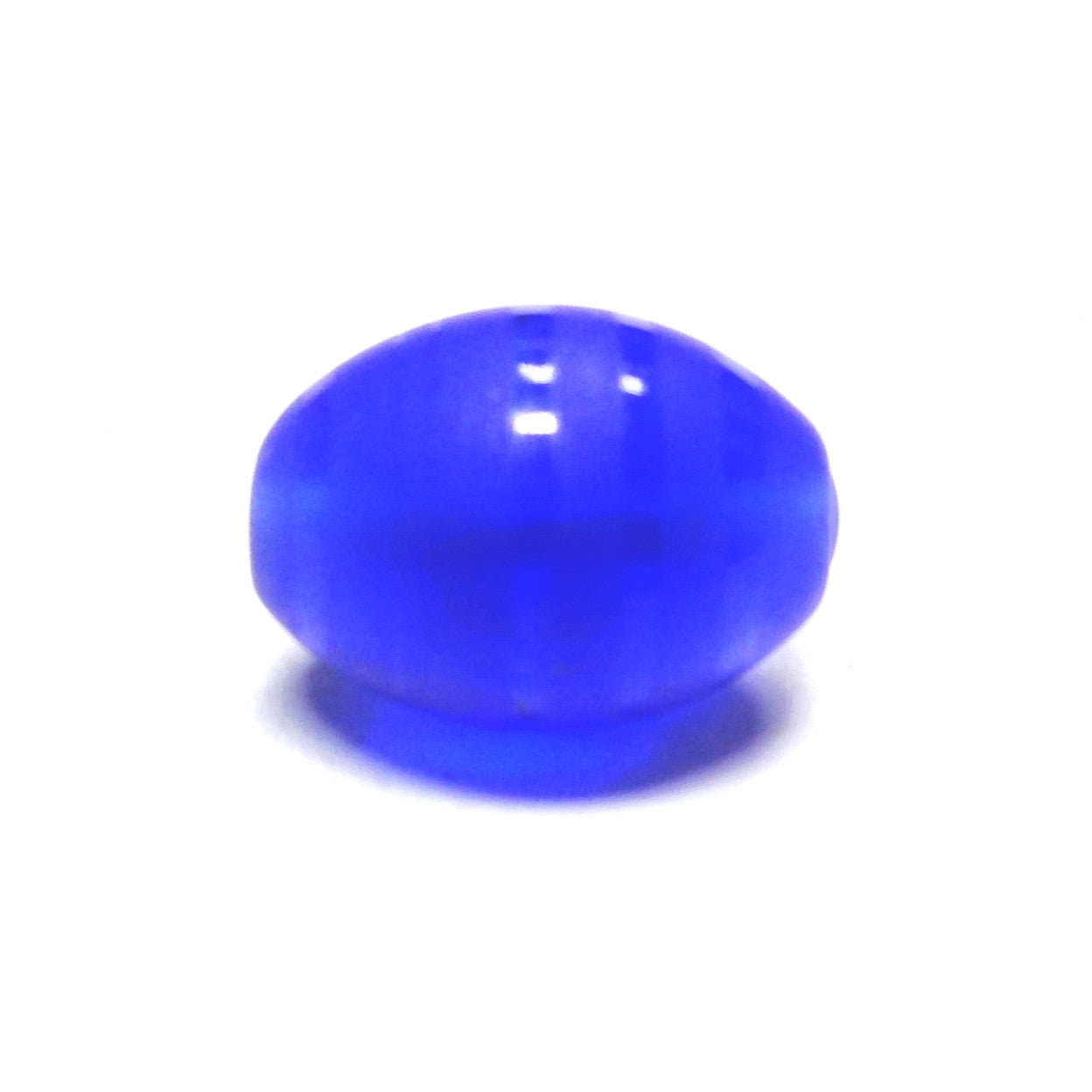 18X13MM Sapphire Blue Glass Bead (12 pieces)