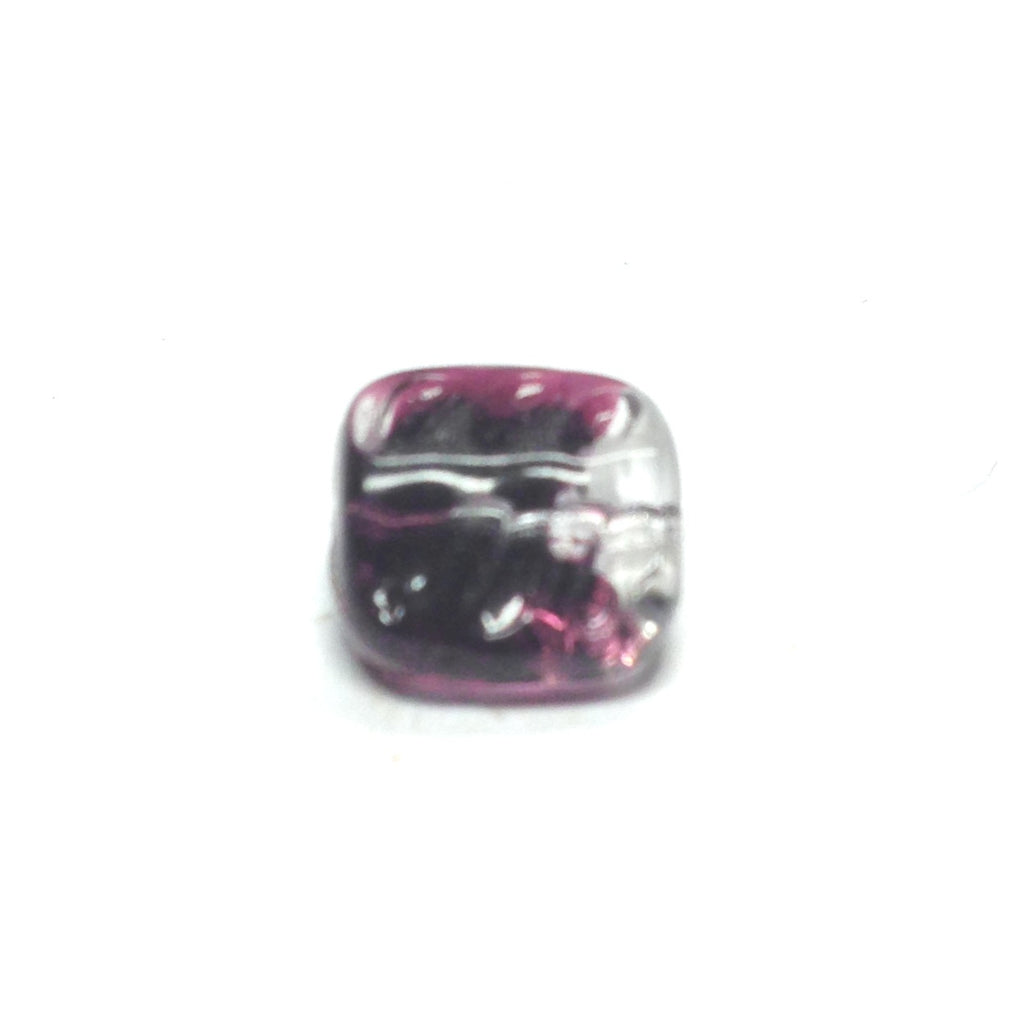 12MM Black Square Glass Bead (72 pieces)