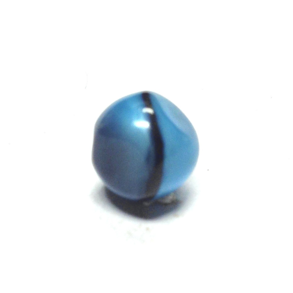 13MM Aqua Glass Nugget Bead (72 pieces)