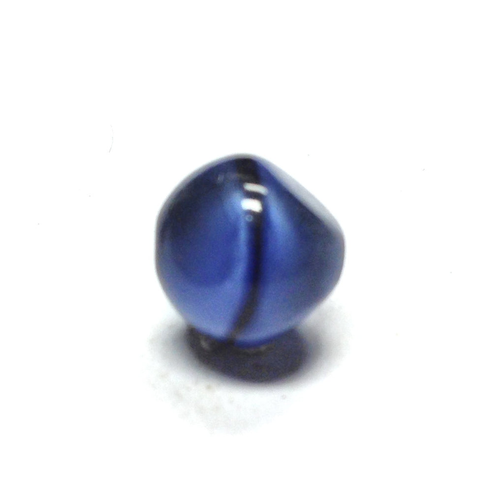 10MM Blue Glass Nugget Bead (144 pieces)